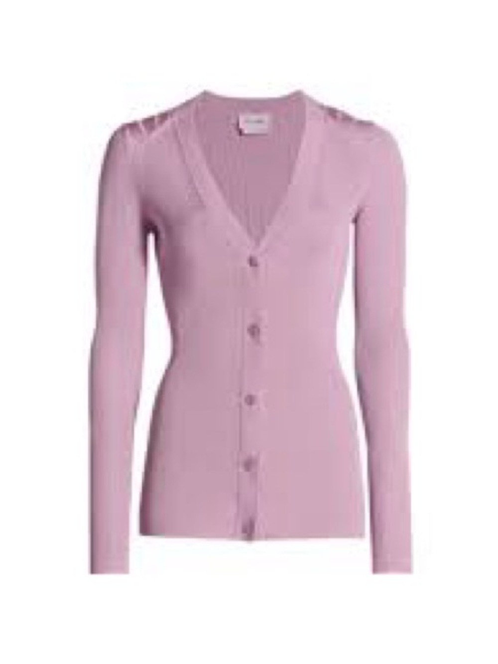 St. John Collection Lilac Ribbed Sweater and Cardigan Set. Worn twice. - Picture 4 of 14